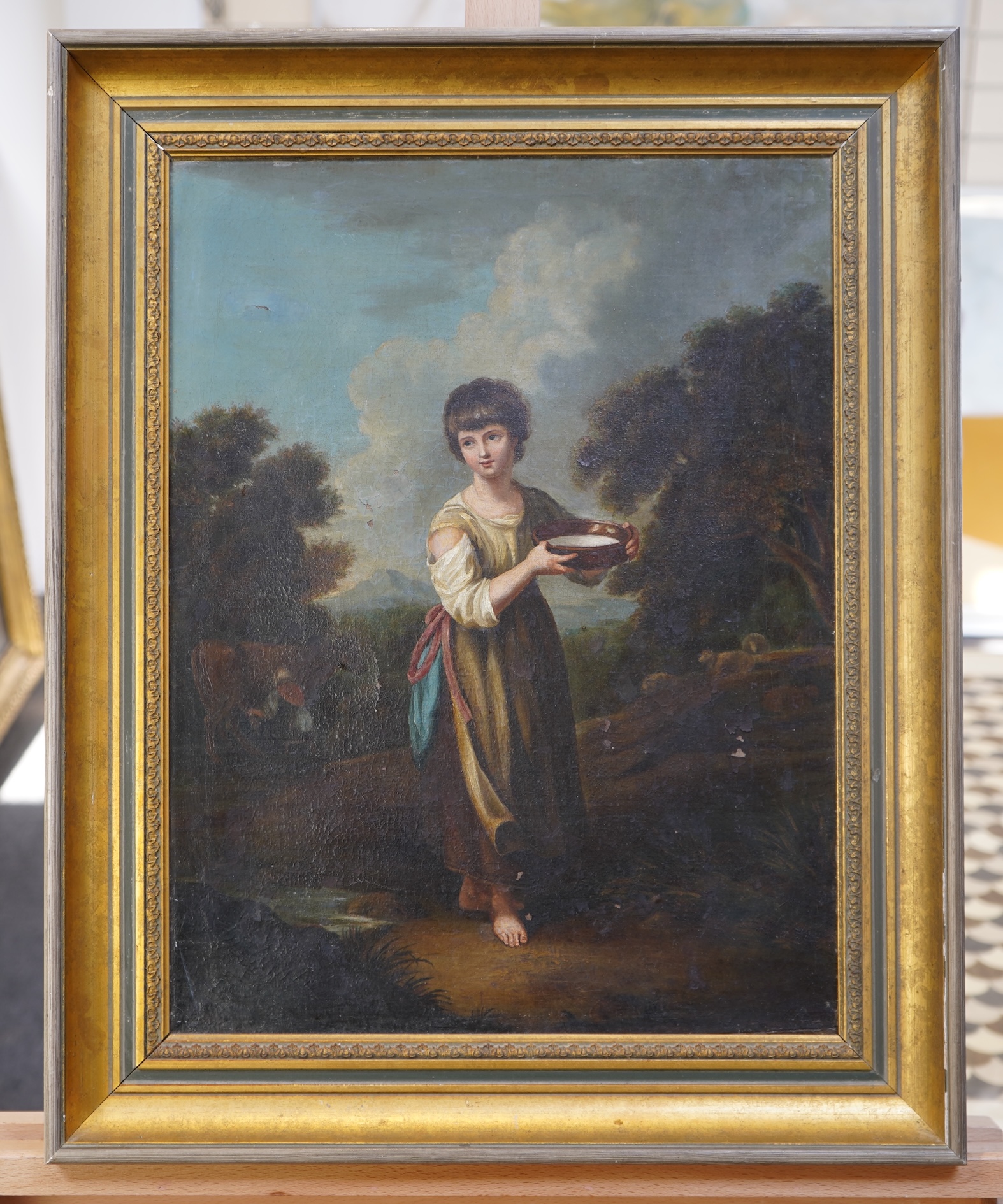 After Thomas Gainsborough RA FRSA, (1727-1788), 'Lavinia, the Milk Maid'